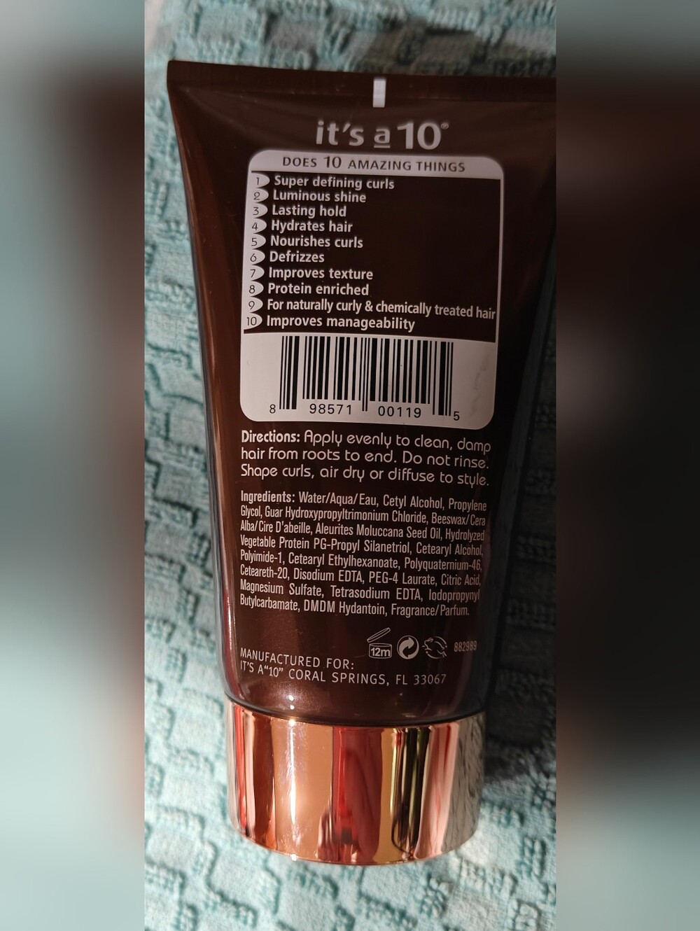 It's a 10 - Miracle Defrizzing Curl Cream - Picture 2 of 2